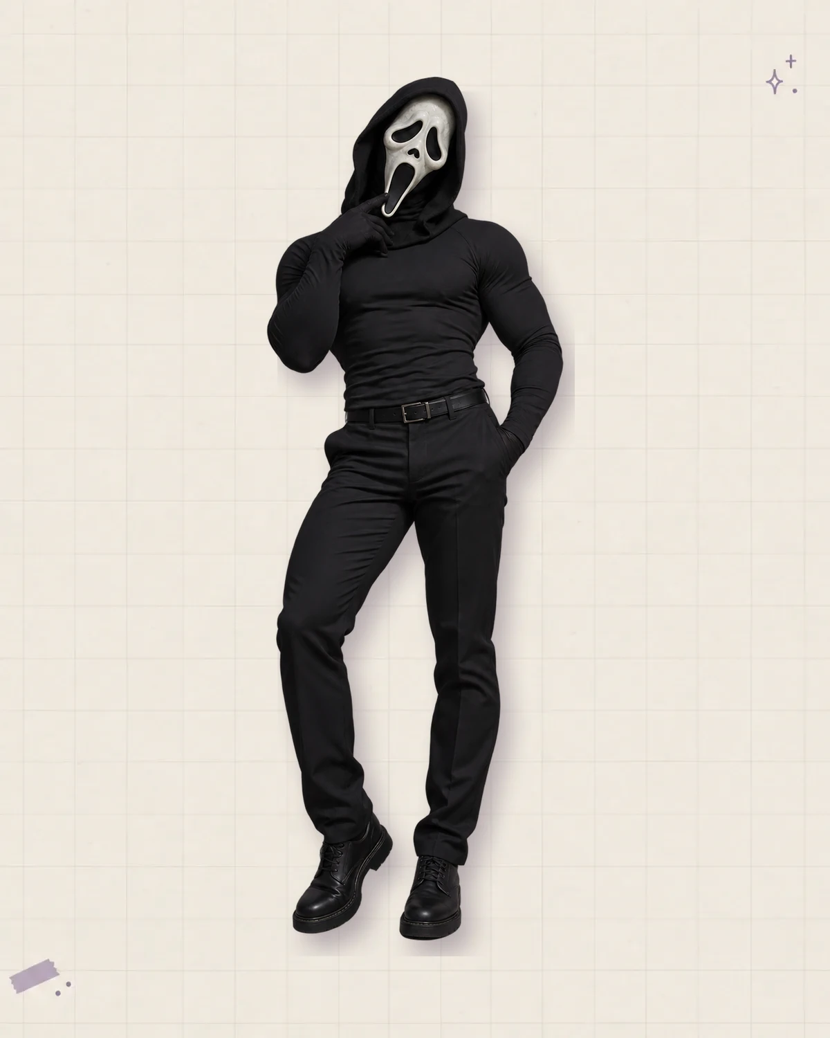 Composição editorial de Ghostface