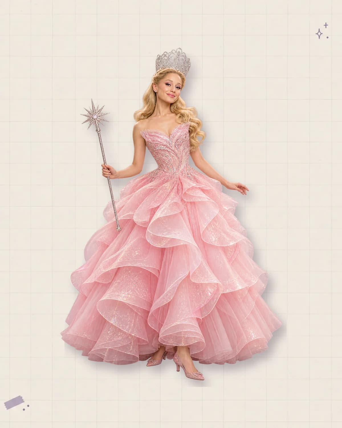 Composição editorial de Glinda — Bubble Dress