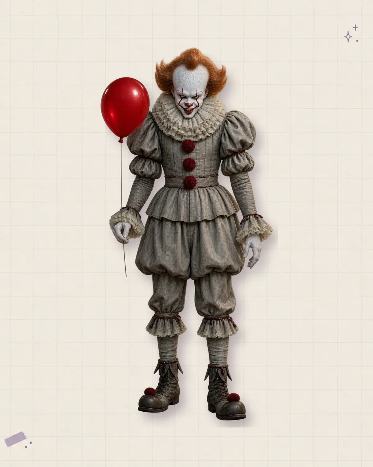 Composição editorial de Pennywise — It (2017)